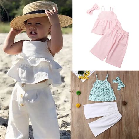 6m 5t Kids Baby Girl Toddler Clothes Set 2019 New Girl Children Outfits