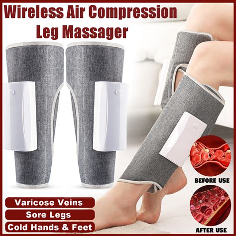 Wireless Leg Electric Massager Leg Wraps Foot Calf Massager Blood