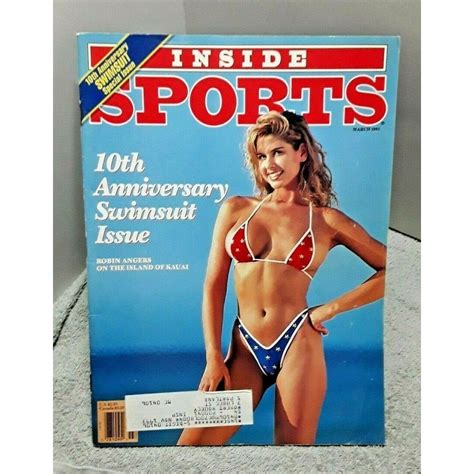 Inside Sports March 1991 10th Anniversary Swimsuit Issue Robin Etsy In 2022 Swimsuit Issue