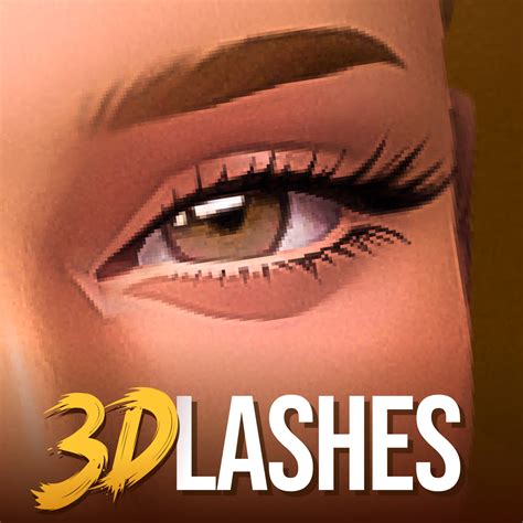 Lashes 3d No2 The Sims 4 Create A Sim Curseforge