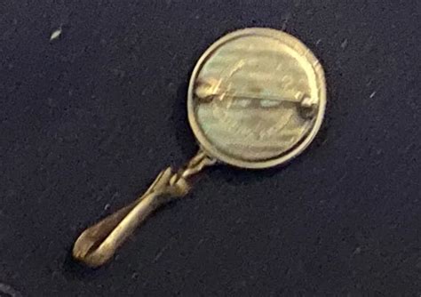 Vintage Ketcham Mcdougall Ketchall Retractable Watch Key Chain Brooch
