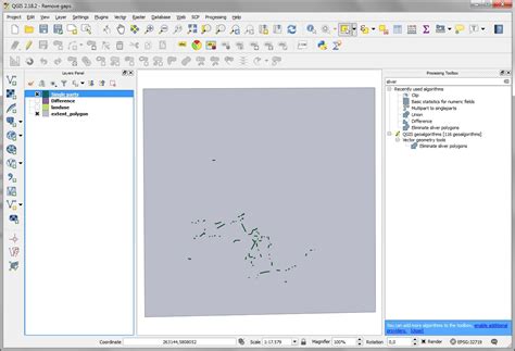 Filling Holes In Polygons Automatically Using QGIS Geographic