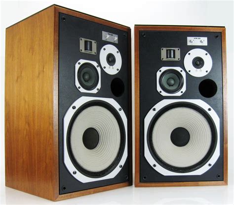 Pioneer Hpm 100 Speakers W Smoked Glass Tops Nice Vintage Speakers