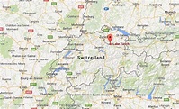 Where is Lake Zurich on map Switzerland