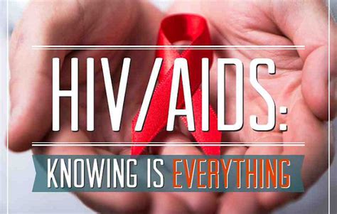 Hivaids Knowing Is Everything Infographic Visualistan