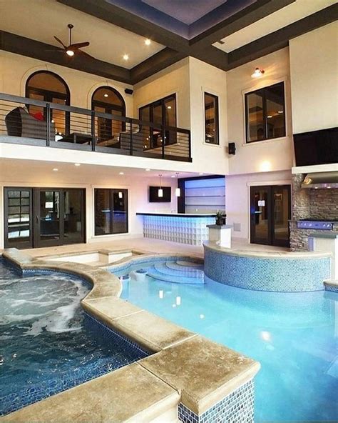 Does compass pools offer indoor pool installations near me? Indoor Pool inside Mansion Pinterest: @entmillionaire ...