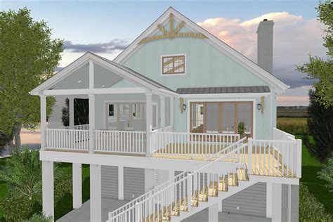 Low Country House Plans Low Country Homes Narrow Lot House Plans