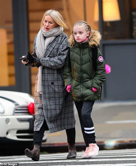 Naomi Watts Bundles Up As She Enjoys A Chilly Stroll With Son Kai