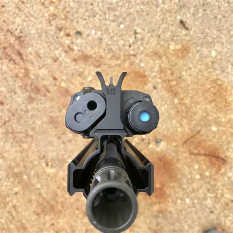 Midwest Industries Peq15 Fixed Front Sight Mi Peq15 Fs Black Wolf Supply