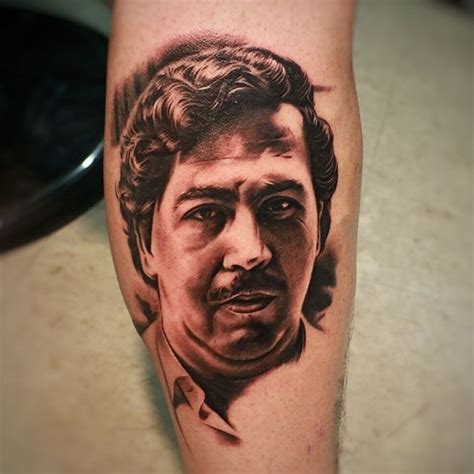 Street City Tattoos — Pablo Escobar Portrait Done Today Sirfocus