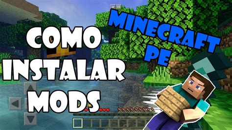 COMO INSTALAR MODS EN MINECRAFT PE POCKET EDITION BEDROCK