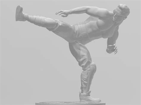 Johnny Cage Mk11 3d Print Model Mortal Kombat Etsy