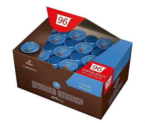 V návodu, který obdržíte se svým kávovarem, najdete Tchibo Cafissimo Mild Coffee box with 96 capsules | Buy German