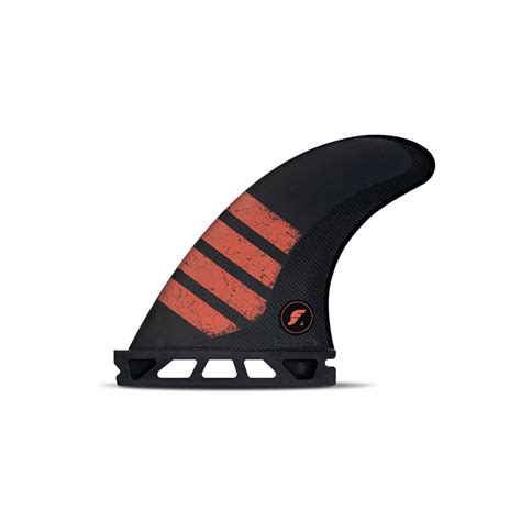 F4 Alpha Size Small Black Red Futures Fins
