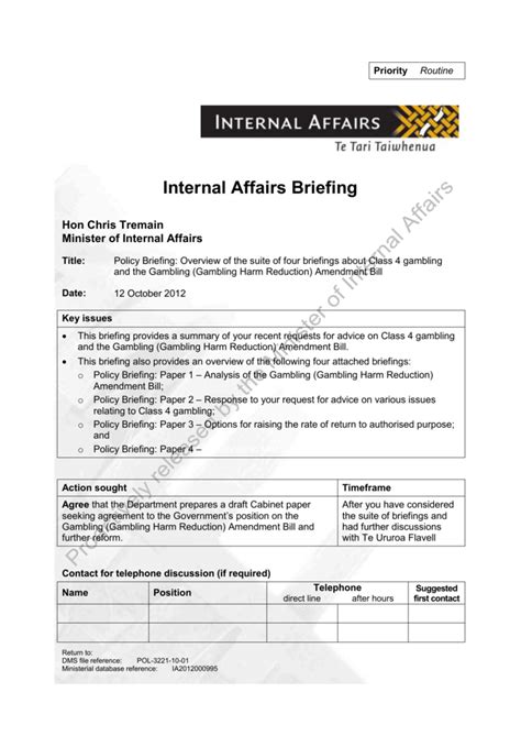 briefing paper template audreybraun