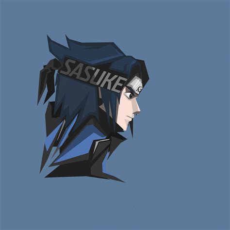 Sasuke Minimalist Wallpapers Wallpaper Cave