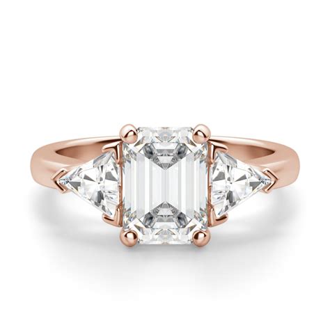 Diamond Nexus Timeless Emerald Cut Engagement Ring Unique Engagement