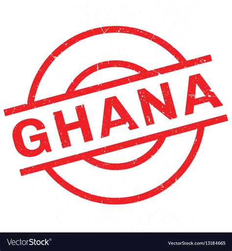 Ghana Rubber Stamp Royalty Free Vector Image Vectorstock