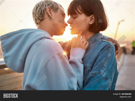 Young Lesbian Couple Image And Photo Free Trial Bigstock