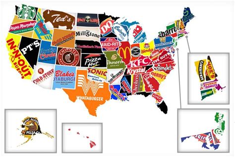 Considering that the top fast food restaurants had their start in the united states, there's a good 33. The most popular fast food restaurants in each state ...