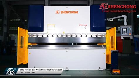 Shenchong Torsion Bar Hydraulic Press Brake Machine Wc67k 125t 3200mm