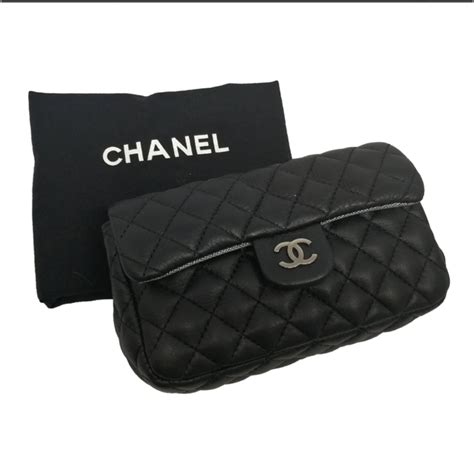 Chanel Clutch Bags Black Lambskin Ref57636 Joli Closet