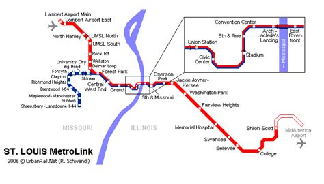 Metrolink St Louis Metro Map