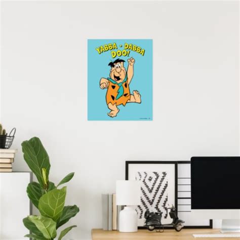Fred Flintstone Yabba Dabba Doo Poster Zazzle