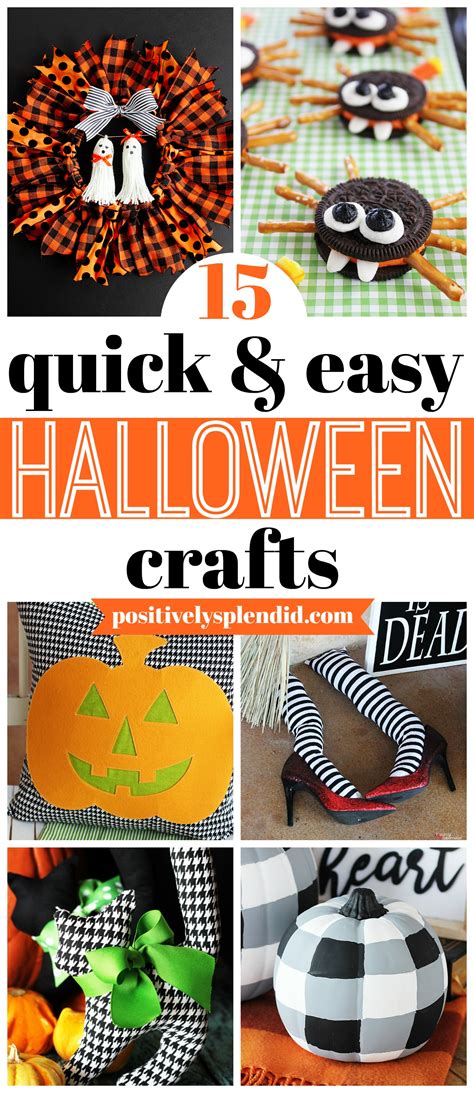 Quick Halloween Crafts To Make 15 Simple And Fun Ideas