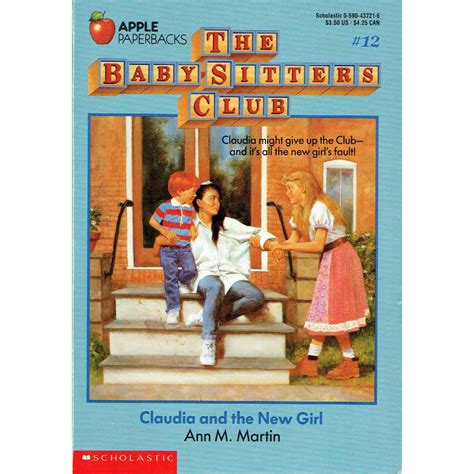 Claudia And The New Girl The Baby Sitters Club 12 By Ann M Martin