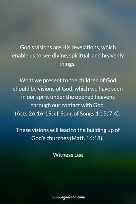 Aligning Our Being With God To See Visions Of God In Spirit Under An