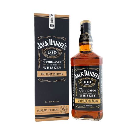 Jack Daniels Bottled In Bond Tennessee Whiskey 1 Litre 50