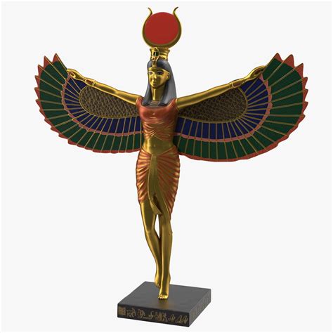 Modello 3d Statua Antica Della Dea Egiziana Di Iside Turbosquid 1461708