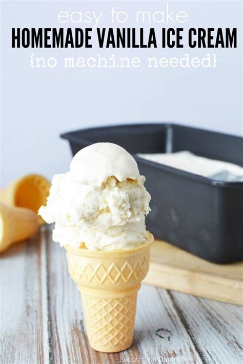 Easy Homemade Vanilla Ice Cream Recipe Easy Vanilla Ice