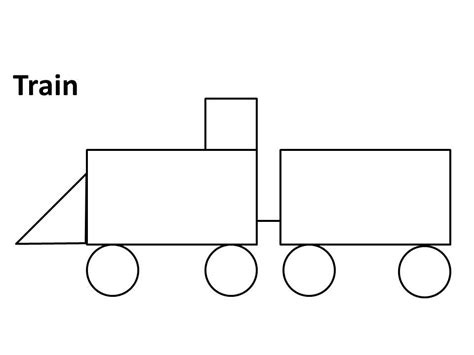 Art And Craft Paper Paper Crafts Train Template Train Crafts Paper