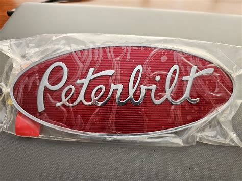 Peterbilt Grille Logo Emblem Badge Aftermarket Replacement For