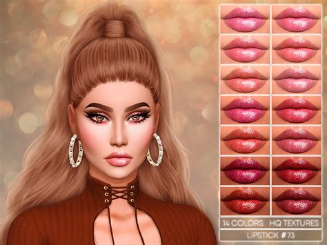 Julhaos Cosmetics Lipstick 73 Makeup Cc Sims 4 Cc Makeup Makeup