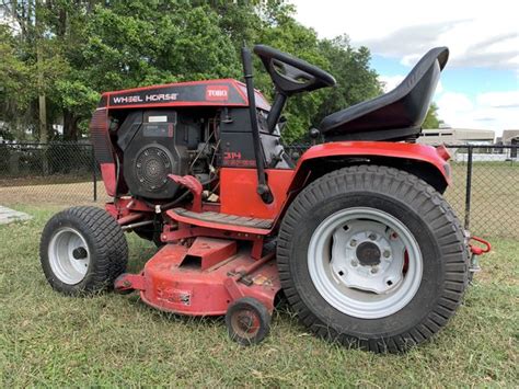 Toro Wheel Horse Mower Garden Tractor 314 8 42” Cutting Deck 8 Speed