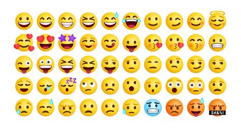 Premium Vector Collection Of Cute Emoticons Reaction For Social Media Set Of Mixed Feeling