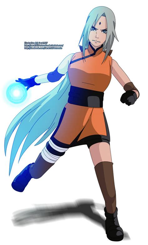 Nayumi Uzumaki Fullbody Rasengan By Sarah927artworks On Deviantart