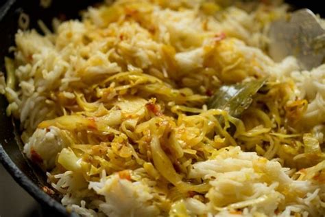 Cabbage Rice Cabbage Fried Rice Indian Style Dassanas Veg Recipes