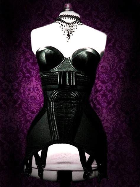 Dark Ladies Wearoctavia Couture 6 10 Strap Suspender Garter Belt
