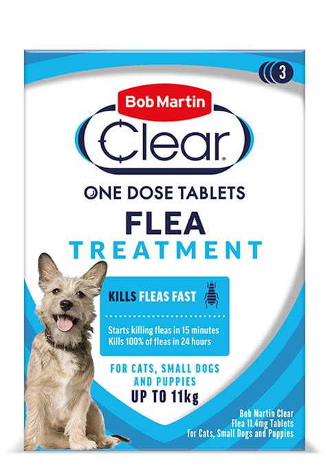 Bob Martin Clear Spot On Flea Treatment For Small Dogs 2 10kg Kills