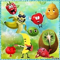 Fruits drôles. - Free animated GIF - PicMix