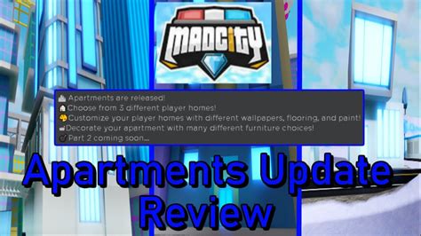 New Mad City Apartments Roblox Mad City Update Review Youtube