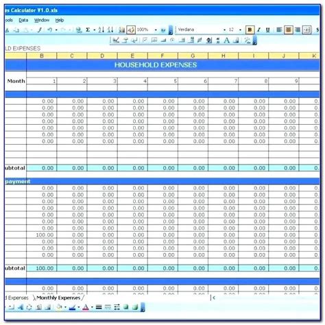 Fmla Tracking Spreadsheet Template Excel