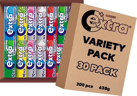 Extra Chewing Gum Variety Pack Bundle 30 Pack Uk Grocery