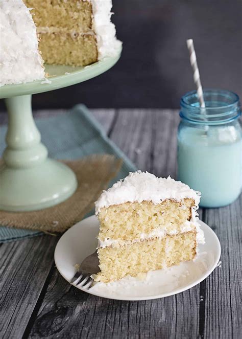 Old Fashioned Coconut Cake With 7 Minute Frosting Southern Plate