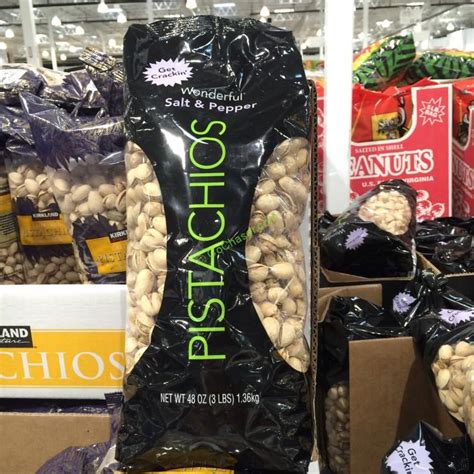 Wonderful Pistachio Salt And Pepper 3 Pound Bag Costcochaser