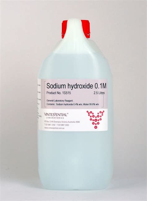Sodium Hydroxide Vintessential Wine Laboratories